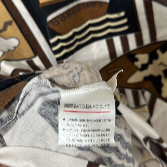 Vintage 90s Hardy Amies Sports Mens Short Sleeve Cartoon Graphic‎ T-shirt Medium - Picture 6 of 6